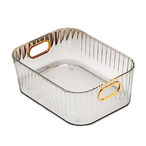 LRXIYODE Desktop Make-up Aufbewahrungs-organizer Box Für Kosmetik Utensilien Lagerung Mit Deckel Für Badezimmer Hautpflege Kleinigkeiten Ordnung von LRXIYODE