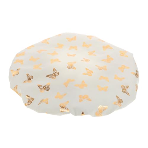 LRXIYODE Doppellagige Wasserdichte Duschhaube Damen Elastisch Bequeme Badehaube für Langes Haar Kochen Bad Haarkur Schutz von LRXIYODE