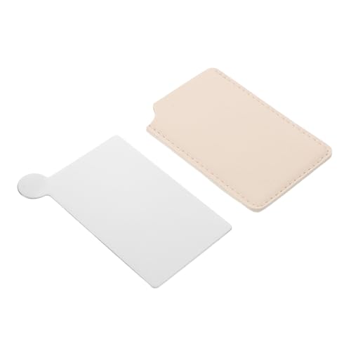 LRXIYODE Edelstahl Make Up Mischpalette für Foundation Lidschatten Lippenstift Nageldesign Langlebige Kosmetikplatte zum Präzisen Mischen Verschiedener Farbtöne Tragbares Profi Tool für von LRXIYODE
