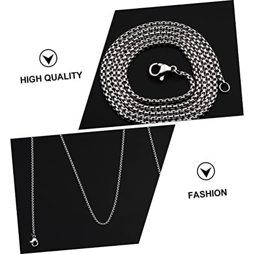 LRXIYODE Edelstahlkette Damen Simple Style Halskette Anhänger Leichte Tragbare Modeschmuck Kette für Alltag Party Festliche Anlässe Accessoire von LRXIYODE