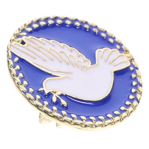 LRXIYODE Elegant Friedens Tauben Anstecknadel aus Legierung Vielseitiges Design für Kleidung Rucksäcke Jacken und Accessoires Künstlerisches Symbol für und Feierlichkeiten von LRXIYODE