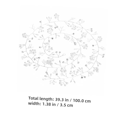 LRXIYODE Elegante Braut Haarschmuck Perlen Haarkranz Flexibel Komfortabel für Hochzeit Party Damen und Mädchen Silberne Simulation Perlen Haarschmuck für Braut und Festliche Anlässe von LRXIYODE