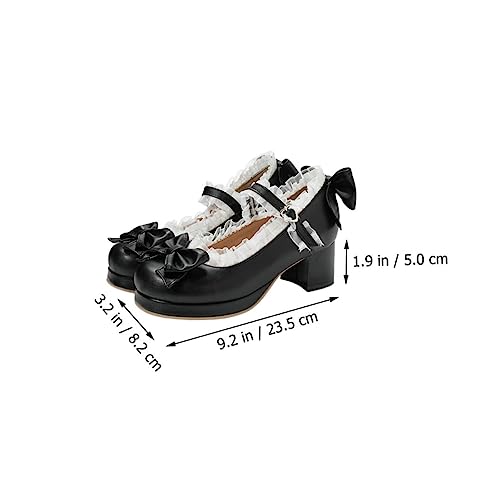 LRXIYODE Elegante Damen High Heels Frühling Pumps mit Breitem Absatz und Zarter Einzelschnalle Stilvolle Damenschuhe für Outdoor und Alltag Bequeme und Modische Frühjahrs fußbekleidung von LRXIYODE