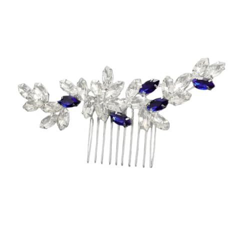 LRXIYODE Eleganter Blauer Haarkamm mit Funkelnden Strasssteinen Sicherer Sitz Vielseitig Tragbar als Brautschmuck für Hochzeit Brautjungfern und Festliche Anlässe LRXIYODE Eleganter Blauer Haarkamm mit Funkelnden Strasssteinen Sicherer Sitz Vielseitig Tragbar als Brautschmuck für Hochzeit Brautjungfern und Festliche Anlässe von LRXIYODE
