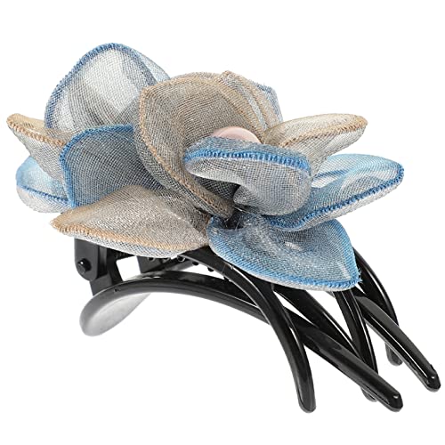 LRXIYODE Entenbill Haarspange aus Seidengarn Rutschfeste Haarklammer für Dünnes und Dickes Haar Stilvolles Haaraccessoire für Damen Vielseitig für Alltag Party und Date Geeignet von LRXIYODE