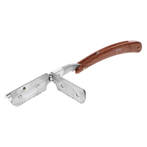 LRXIYODE Ergonomischer Holzgriff Rasierer für Männer Faltbarer Manueller Rasiermesser für Geeignet für Reisen Geschenkidee zu Besonderen Anlässen LRXIYODE Ergonomischer Holzgriff Rasierer für Männer Faltbarer Manueller Rasiermesser für Geeignet für Reisen Geschenkidee zu Besonderen Anlässen von LRXIYODE
