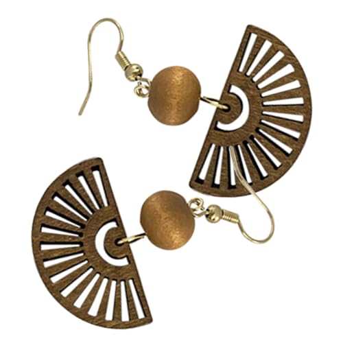 LRXIYODE Ethnische Fan Ohrringe für Damen Leichte Hängende Ohrhänger mit Modernem Chinesischem Design Kleine Kompakte Schmuckstücke für Teens und Alltag Exklusiver Stil von LRXIYODE