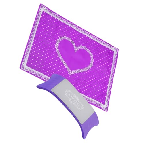 LRXIYODE Faltbares Silikon Handkissen Maniküre Kissen Rutschfest Waschbar Nagel Beauty Tool Handablage für und Maniküre Salon von LRXIYODE