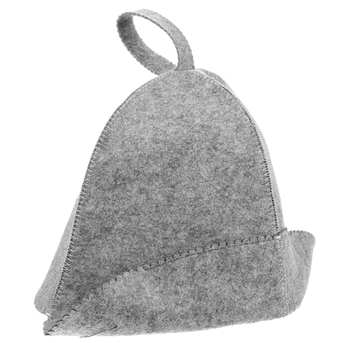 LRXIYODE Filz Saunahut für Damen und Herren Atmungsaktiv Wasserabsorbierend Großer Sauna Hut aus Stabilem Material Praktisches Saunazubehör für Badezimmer und Dampfbad Einfach zu Lagern von LRXIYODE