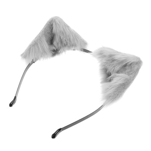 LRXIYODE Fluffy Katzenohren Haarreif Cosplay Haarschmuck Handgefertigt Plüsch Stirnband Halloween Karneval Party Accessoire von LRXIYODE