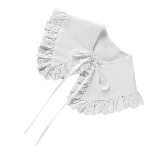 LRXIYODE Besticktes Fake- Für Abnehmbarer Faux-kragen Aus Spitze Exquisiter Kragen-accessoire Für Shirts Mit Kragen Leicht Zu Tragen Und Atmungsaktiv von LRXIYODE