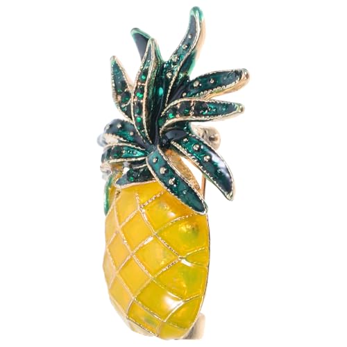 LRXIYODE Fruchtige Brosche für Damen Sommerliche Anstecknadel im Ananas Design Vielseitiges Accessoire für Kleidung Taschen und Hüte für Partys und Persönliche Stilakzente von LRXIYODE