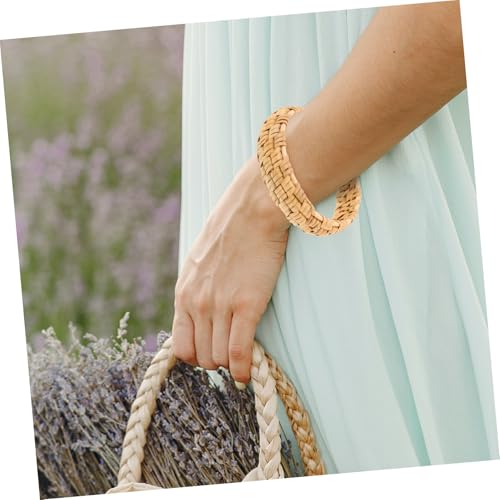 LRXIYODE Geflochtenes Damen Armband Vintage Rund Design Woven Ethno Stil Handgefertigt Modisches Geflochtenes Armband Für Party Und Alltag von LRXIYODE