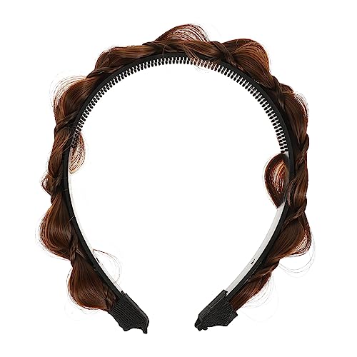 LRXIYODE Geflochtenes Haarband für Damen Ant Slip Stirnband für Festivals und Anlässe Stylisches Kopfschmuck Accessoire für Komfortabel und Elegant von LRXIYODE