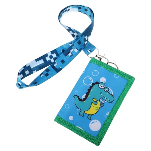 LRXIYODE Geldbörse Für Junge Mädchen Aus Segeltuch Cartoon-Design Mehrfarbige Fächer Für Karten Und Bargeld Mit Abnehmbarem Schlüsselband Und Hüfthaken Geeignet Für Mädchen Und von LRXIYODE