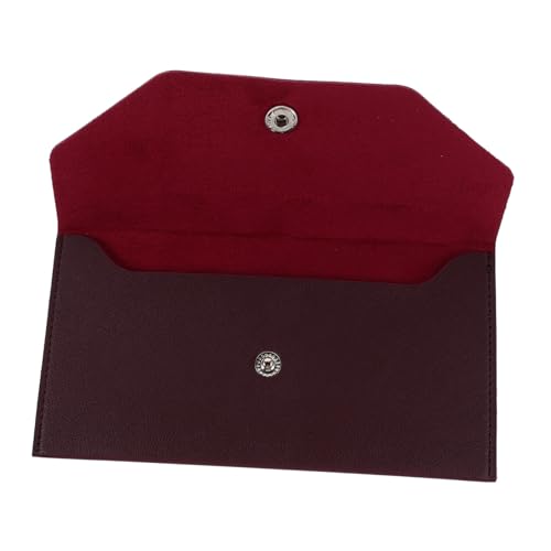 LRXIYODE Geldbörse Damen Flip Wallet aus Kunstleder Schlanke Brieftasche mit Verstecktem Druckknopf Wiederverwendbare Kartenhalterung Praktisch für Alltag Hochzeit Geburtstag und Reisen von LRXIYODE