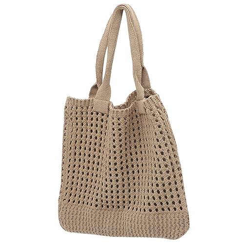LRXIYODE Gewebte Einkaufstasche Damen Leichte Häkelbeutel Umhängetasche für Strand Picknick Langlebiges Modisches Design Praktischer für Komfort LRXIYODE Gewebte Einkaufstasche Damen Leichte Häkelbeutel Umhängetasche für Strand Picknick Langlebiges Modisches Design Praktischer für Komfort von LRXIYODE