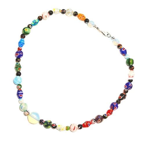 LRXIYODE Handgefertigte Glasperlen-halskette Mit Opal-design Stilvolles Diy-schmuckstück Für Frauen Und Mädchen Für Zu Geburtstagen Und Besonderen Anlässen LRXIYODE Handgefertigte Glasperlen-halskette Mit Opal-design Stilvolles Diy-schmuckstück Für Frauen Und Mädchen Für Zu Geburtstagen Und Besonderen Anlässen von LRXIYODE