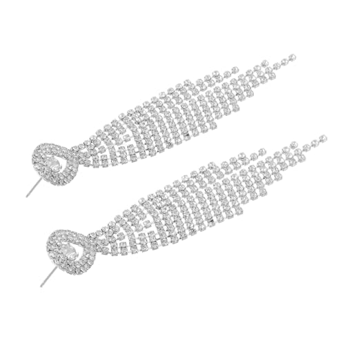 LRXIYODE Glitzernde Lange Quastenohrringe Damen Leichte Statement Ohrringe mit Funkelnden Strasssteinen für Party Prom und Festliche Anlässe Elegantes Design Modischer Ohrschmuck LRXIYODE Glitzernde Lange Quastenohrringe Damen Leichte Statement Ohrringe mit Funkelnden Strasssteinen für Party Prom und Festliche Anlässe Elegantes Design Modischer Ohrschmuck von LRXIYODE