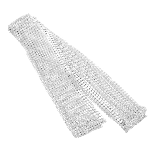 LRXIYODE Damen Glitter Pailletten Halskette Dünner Schal Glänzende Disco Krawatte Silber Party Accessoire Für Festlichkeiten von LRXIYODE