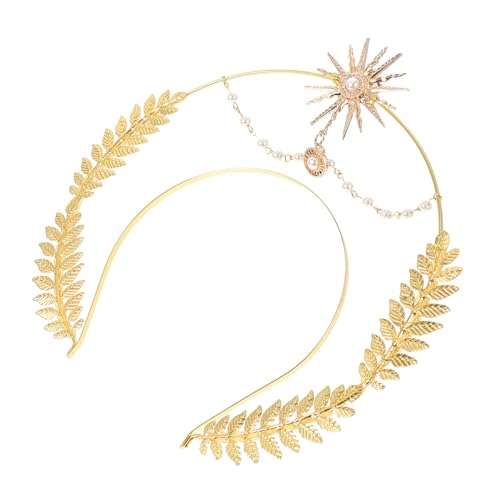 LRXIYODE Goldenes Heiligenschein Stirnband Damen Haarreif Party Haaraccessoire Vielseitig Verwendbar Geschenkidee für Besondere Anlässe Wie Valentinstag Weihnachten Muttertag von LRXIYODE
