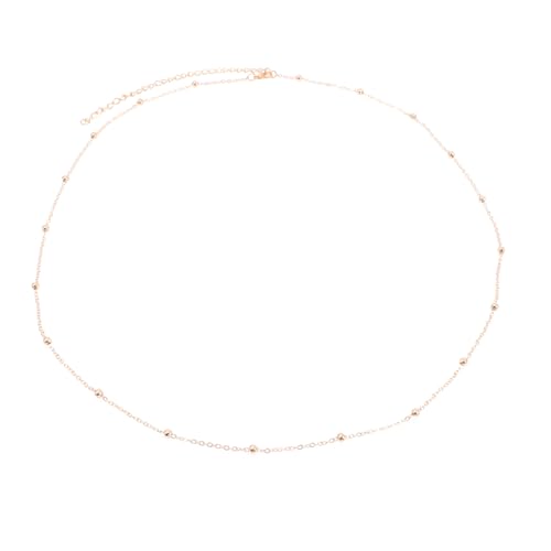 LRXIYODE Goldfarbener Taillengürtel Damen Bauchkette aus Verstellbare Beach Waist Chain Modische Körperkette für Sommer Strandpartys und Elegante Kleideraccessoires von LRXIYODE