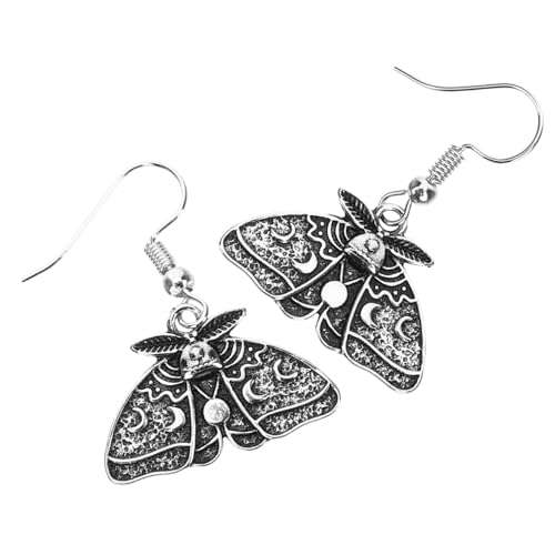 LRXIYODE Gothic Ohrringe Damen Hängend Kreative Tropfenform Einzigartiges Design für Halloween Festival Alltag von LRXIYODE
