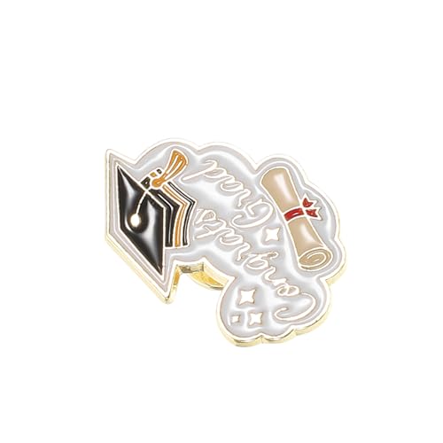 LRXIYODE Graduation Cap Brooch Pin Metall Anstecknadel Kleidung Abzeichen Kommemorativ für Studenten Abschlussfeier High School College Symbol von LRXIYODE