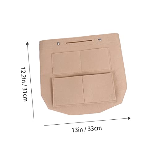 LRXIYODE Große Filz Kosmetiktasche mit Mehrfachfächern Langlebig und Strapazierfähig Vielseitige Aufbewahrungstasche für Reisen und Alltag Waschbar Modisch und Geräumig für Damen und von LRXIYODE