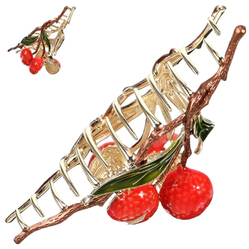 LRXIYODE Große Haarklammer mit Blattdesign Schmerzfreie Haarkralle für Dickes Langes Haar Modisches Damen Haaraccessoire zum Fixieren Beim Kochen Waschen und Schminken von LRXIYODE