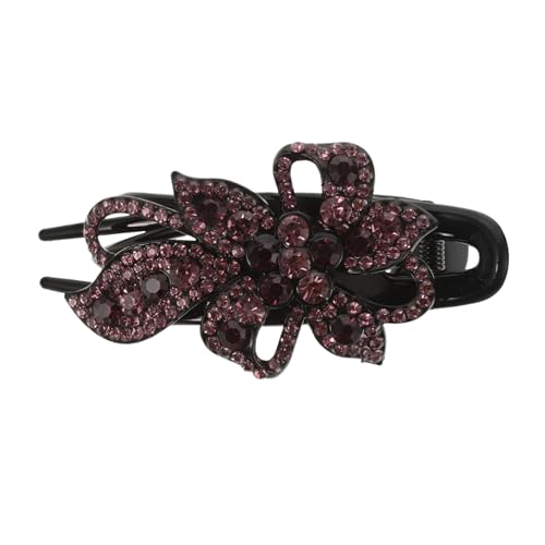 LRXIYODE Zarte Haarklammer Strass Haarklammer Für Frauen Große Dekorative Haarspange Im Vintage Stil Retro Haargabeln Für Dickes Haar Einfach Zu Verwenden Für Frisuren Für Karneval Und von LRXIYODE