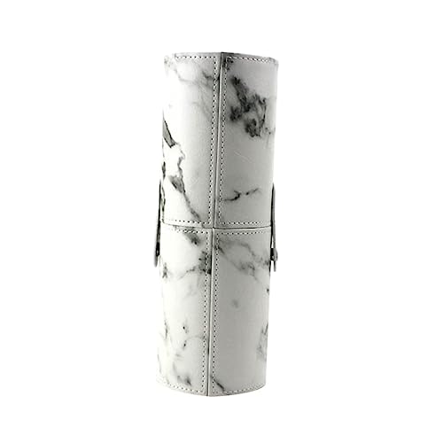 LRXIYODE Große Tragbare Kosmetiktasche im Marmor Design Organizer für Make Up Pinsel Leicht und Kompakt für Reisen Hause Hält Alles Ordentlich und von LRXIYODE