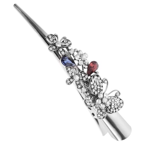 LRXIYODE Große Vintage Haarklammer mit Kristalldekor Modisches Haarschmuck Accessoire für Damen und Teenager Geeignet für Dickes und Lockiges Haar für Partys Cosplay und Festliche Anlässe von LRXIYODE