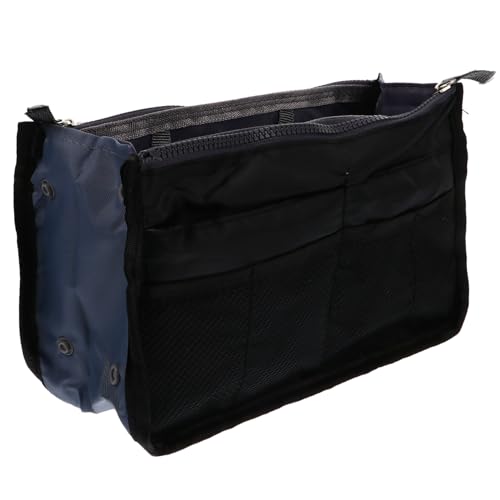 LRXIYODE Großer Handtaschen Organizer Innenfutter mit Reißverschluss Langlebig und Atmungsaktiv Multifunktionale Kosmetik und Schmuckaufbewahrung Faltbar für Reisen und Tägliche Nutzung von LRXIYODE