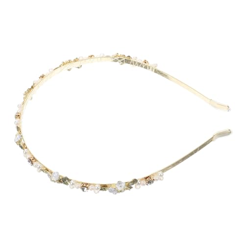 LRXIYODE Bridal Haarband Mit Kunstperlen Und Blumen Elegantes Haarschmuck-accessoire Für Hochzeiten Partys Und Fotoshootings Für Frauen Und Mädchen LRXIYODE Bridal Haarband Mit Kunstperlen Und Blumen Elegantes Haarschmuck-accessoire Für Hochzeiten Partys Und Fotoshootings Für Frauen Und Mädchen von LRXIYODE