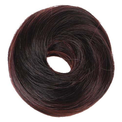 LRXIYODE Haarteil Dutt aus Hitzebeständigem Fasermaterial Natürlicher Volumen Bun Traditioneller Hanfu Style Flauschig und Langlebig Geeignet für Bühne Cosplay Partys Damen Haarschmuck von LRXIYODE