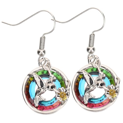 LRXIYODE Hängende Tropfenohrringe Damen mit Hummelmotiv Silberfarbene Schmuck Accessoires Dangle Ohrringe für Frauen und Mädchen zu Geburtstag und Feiertagen von LRXIYODE