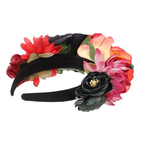 LRXIYODE Halloween Haarschmuck Haarkranz Damen Haarreif Karneval Kopfschmuck Party Stirnband Schwarz Rot Orange LRXIYODE Halloween Haarschmuck Haarkranz Damen Haarreif Karneval Kopfschmuck Party Stirnband Schwarz Rot Orange von LRXIYODE