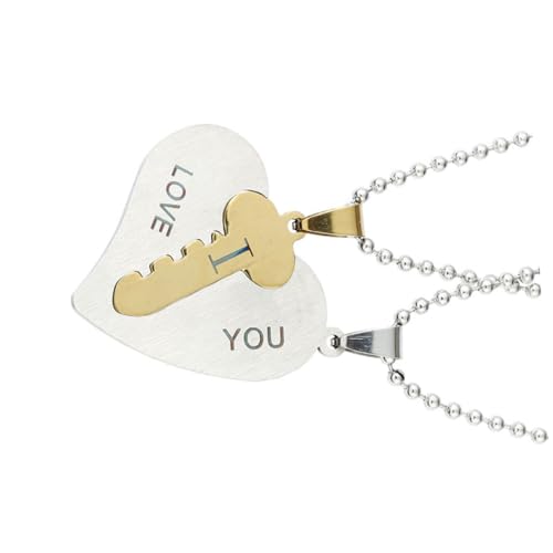 LRXIYODE Halskette mit Kreativem Anhänger Stilvolles Schmuckaccessoire für Damen und Herren Modisches für Partner zu Geburtstagen und Jubiläen von LRXIYODE