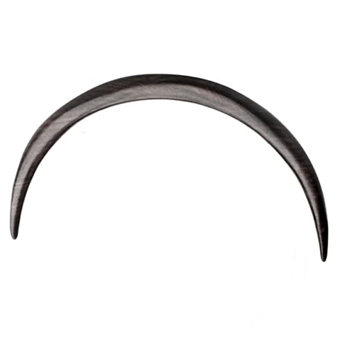 LRXIYODE Handgeschnitzte Holz Haarnadel Mondförmig Retro Haarstab für Frauen Vintage Haarschmuck Stabile Haarklammer für Dutt und Haarknoten Chinesisches Styling Tool von LRXIYODE