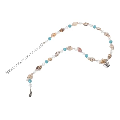 LRXIYODE Hawaii Boho Muschelhalskette für Damen Einstellbare Perlenkette mit Einzigartigem Handwerk für Frauen Hautfreundliches Sicheres Material von LRXIYODE