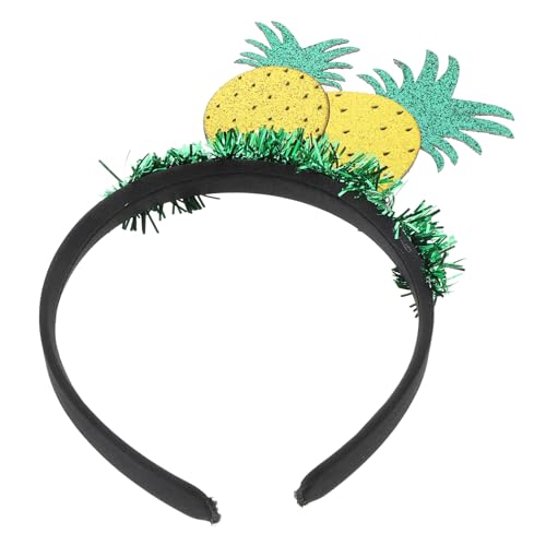 LRXIYODE Hawaii Haarreifen Ananas Stirnband Flexibler Hawaiian Party Kopfschmuck Leicht zu Tragen Einheitsgröße für Luau Pool und Sommerpartys Accessoire für Familie und von LRXIYODE