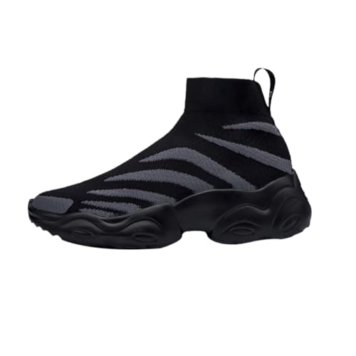 LRXIYODE Herren High Top Sneaker Leicht Atmungsaktiv rutschfeste Sportschuhe mit Stoßdämpfender Sohle Bequeme Freizeit und Reiseschuhe für Alltag und Outdoor von LRXIYODE