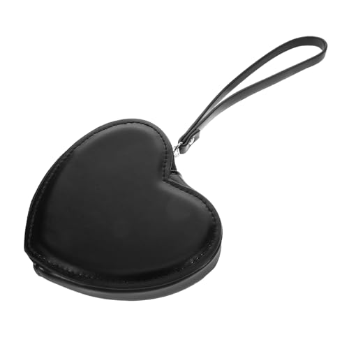 LRXIYODE Herzförmige Mini Geldbörse Für Mädchen Münzbörse Mit Kartenfächern Aus Strapazierfähigem Pu Organisierter Begleiter Für Alltag Und Reisen von LRXIYODE