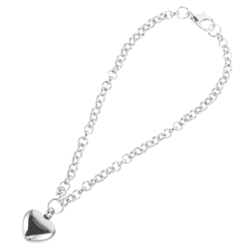LRXIYODE Herzförmiges Urnenarmband für Frauen Cremation Bracelet für Erinnerungen Speichert Haar oder Langlebig und Elegant für Trauernde von LRXIYODE