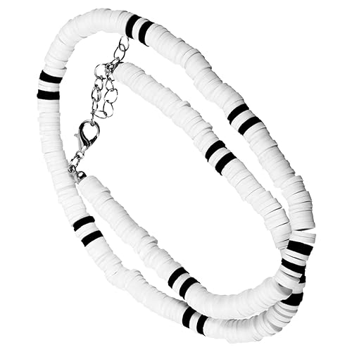 LRXIYODE Hip Hop Soft Clay Halskette Herren Mixfarbig Leichtes Design Schlanke Ketten Schmuck für Alltag Party Dating von LRXIYODE