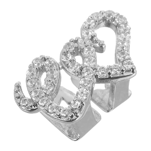 LRXIYODE Hip Hop Zahn Grill mit Zirkonia Kupfer Zahnschmuck für Männer und Frauen Bequemer Robuster Mundschmuck für Partys und Rapper Kostüme von LRXIYODE