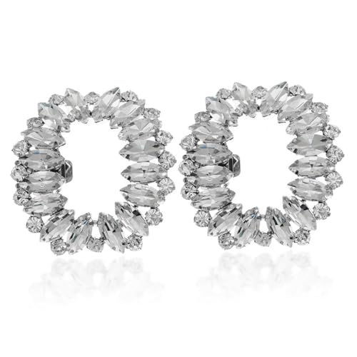 LRXIYODE Hochzeit Schuhclips mit Strasssteinen Silberne Schuhschnallen aus Legierung Vielseitige Damenschuh Deko für High Heels Pumps Alltag und Brautschmuck LRXIYODE Hochzeit Schuhclips mit Strasssteinen Silberne Schuhschnallen aus Legierung Vielseitige Damenschuh Deko für High Heels Pumps Alltag und Brautschmuck von LRXIYODE