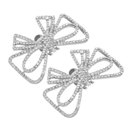 LRXIYODE Hochzeits Schuhclips mit Schleifen Design Abnehmbare Schuhschmuck Accessoires für Damen Geeignet für Pumps High Heels Hochzeit Party und Besondere Anlässe von LRXIYODE