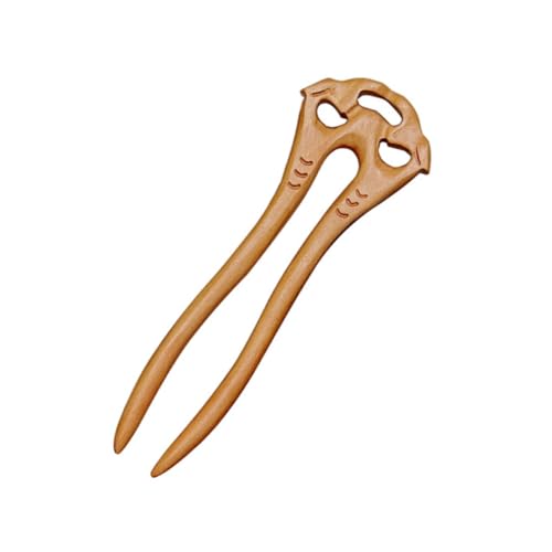 LRXIYODE Holz Haarnadel U förmig Retro Haarhalter für Dutt Damen Mädchen Langlebig Natürliches Holz Einfache Haarfixierung und Stilvolle Frisurendeko Geeignet für Hochzeitsgäste und Alltag von LRXIYODE